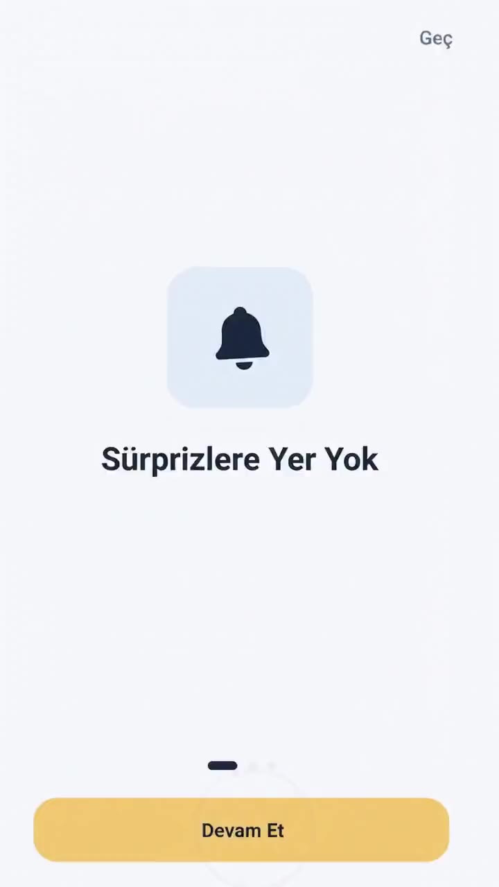 Sürprizlere Yer Yok ekranı